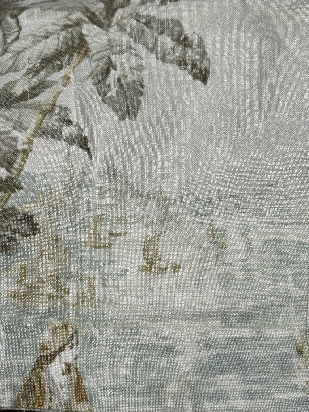 Vintage Legacy Toile Linen Blend Pillow Sham Swt
